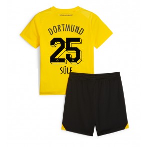 Borussia Dortmund Niklas Sule #25 Domaci Dres za Dječji 2023-24 Kratak Rukavima (+ kratke hlače)